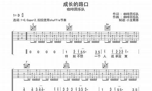 成长的路口_成长的路口吉他谱